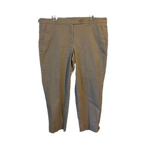 Talbots the perfect skimmer khaki Capris
